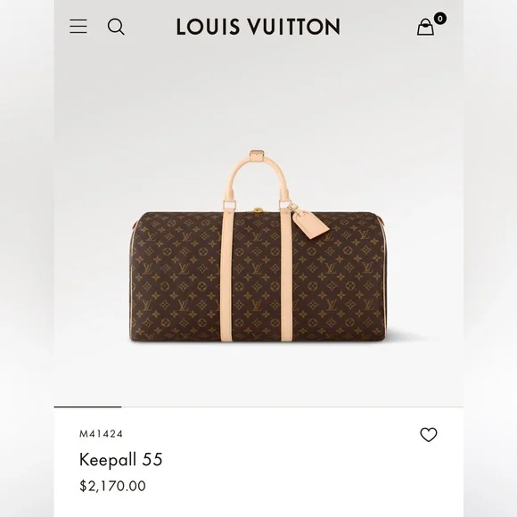 Beautiful Louis Vuitton 55 travel bag - Picture 1 of 5